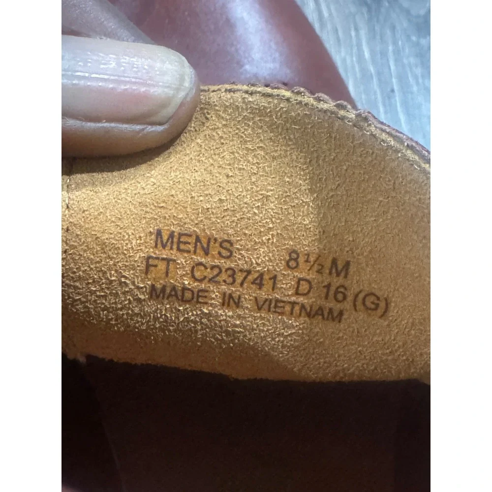 Cole Haan Zerogrand Wingtip Oxford Mens 8.5 M British‎ Tan Leather C23741